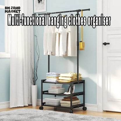 3 LAYERS ATTACHABLE CLOTH RACK